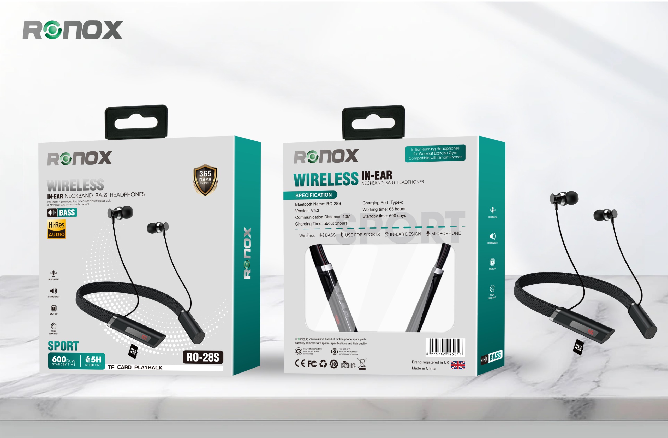 RONOX Bluetooth Headphones
